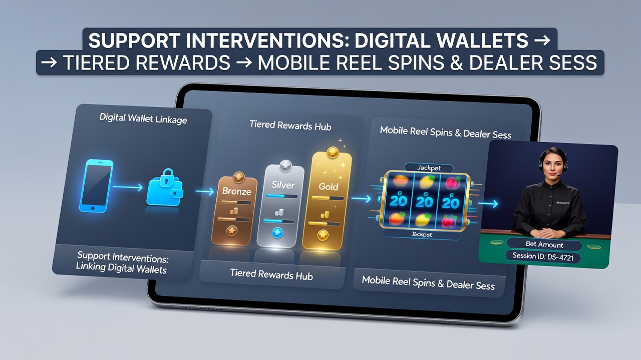 Support-Teams koordinieren Wallet-Verknüpfungen mit Belohnungsstufen in mobilen Gaming-Sessions