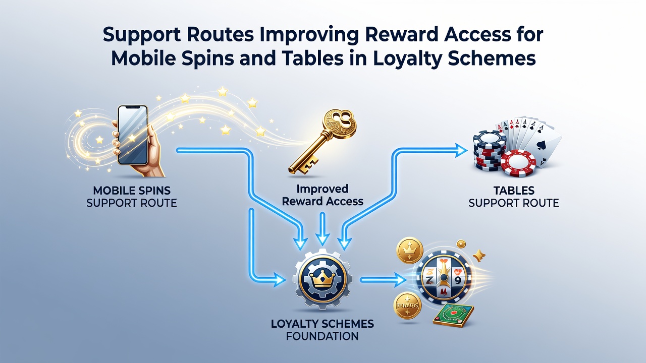 Mobile Spieloberfläche mit Loyalty-Belohnungen und Support-Integration