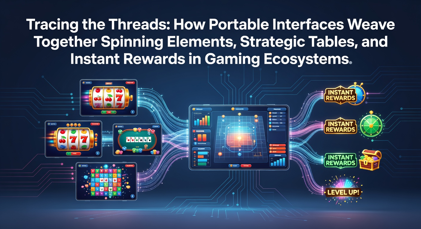 Portable Interfaces verbinden Slots, Tische und Belohnungen in mobilen Gaming-Ökosystemen